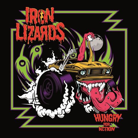 Iron Lizards: Hungry For Action (Red Vinyl), LP