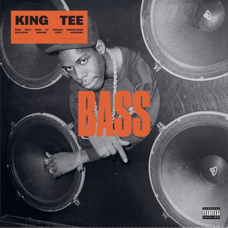 King Tee: Bass (remastered) (Orange Vinyl), Single 12"