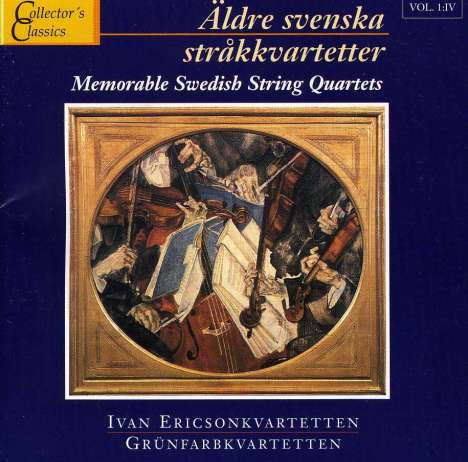 Franz Berwald (1796-1868): Schwedische Streichquartette Vol.4, CD
