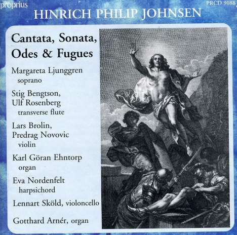 Hinrich Philip Johnsen (1717-1779): Kantate zum Ostersonntag 1757, CD