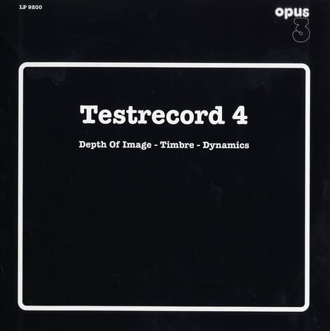 Testrecord 4 (180g), LP