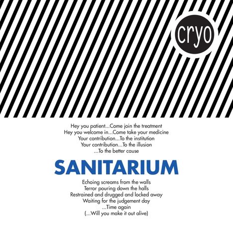 Cryo: Sanitarium (Limited handnumbered Edition), CD