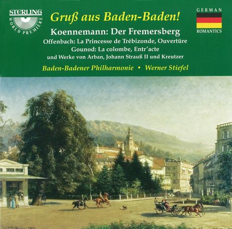 Miloslaw Koennemann (1826-1890): Der Fremersberg (Tongemälde in 4 Teilen), CD