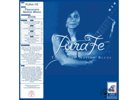 Pura Fé: Tuscarora Nation Blues (Transparent Blue Vinyl), 2 LPs