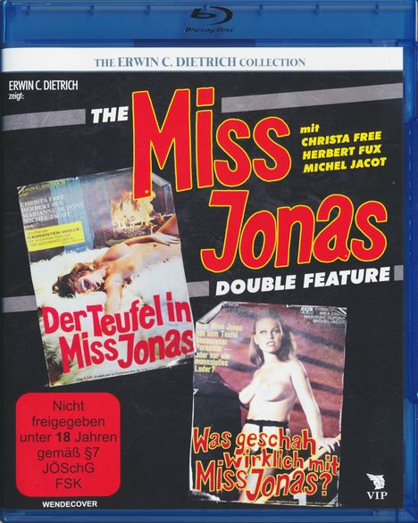 The Miss Jonas Double Feature (Blu-ray), Blu-ray Disc