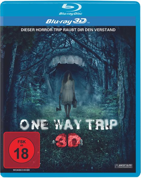 One Way Trip (3D Blu-ray), Blu-ray Disc