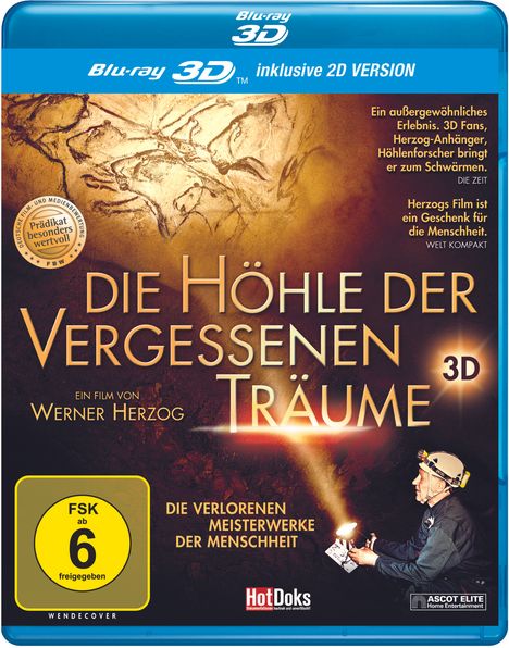 Die Höhle der vergessenen Träume (3D Blu-ray), Blu-ray Disc