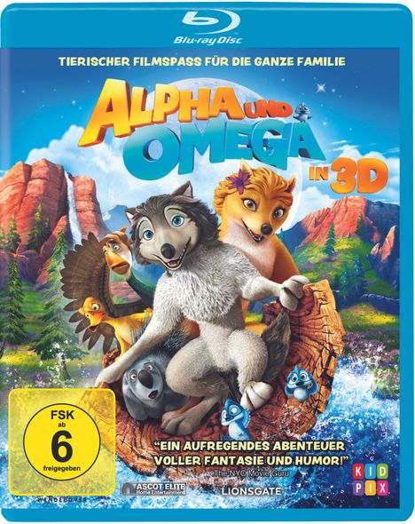 Alpha und Omega (3D Blu-ray), Blu-ray Disc