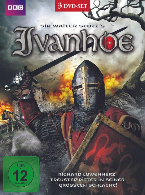 Ivanhoe (1997), 3 DVDs