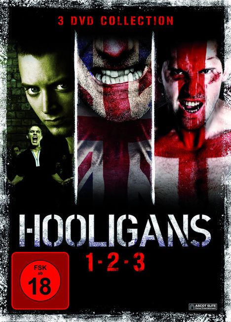 Hooligans 1-3, 3 DVDs