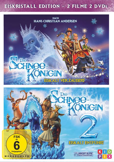 Die Schneekönigin 1 &amp; 2, 2 DVDs