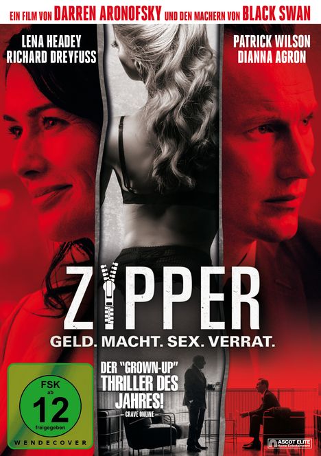 Zipper - Geld. Macht. Sex. Verrat., DVD