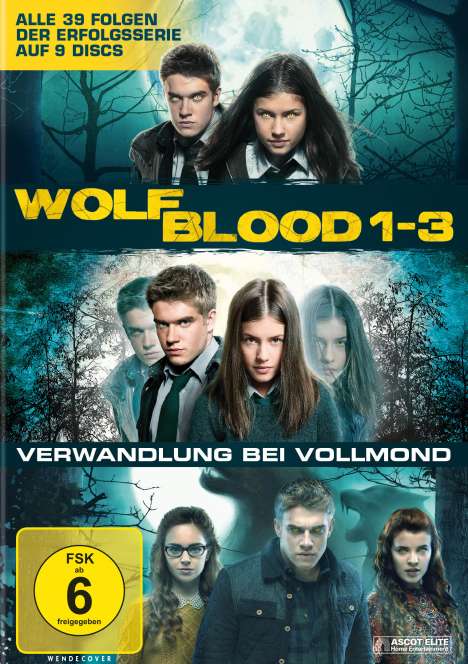Wolfblood - Verwandlung bei Vollmond Staffel 1-3, 9 DVDs