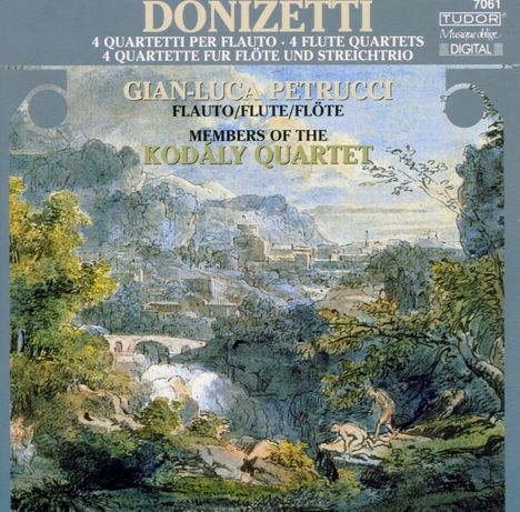 Gaetano Donizetti (1797-1848): 4 Flötenquartette, CD