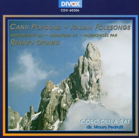 Renato Dionisi (1910-2000): Canti Populari, CD