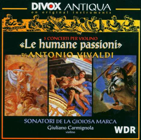 Antonio Vivaldi (1678-1741): Violinkonzerte RV 180,199,234,271,277, CD