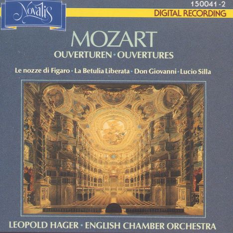 Wolfgang Amadeus Mozart (1756-1791): Ouvertüren, CD