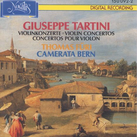 Giuseppe Tartini (1692-1770): Violinkonzerte D.45,56,86, CD