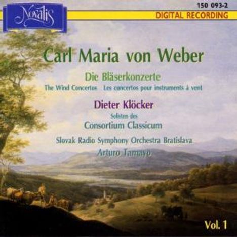 Carl Maria von Weber (1786-1826): Klarinettenkonzerte Nr.1 &amp; 2, CD