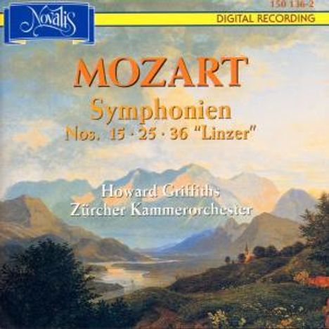 Wolfgang Amadeus Mozart (1756-1791): Symphonien Nr.15,25,36, CD