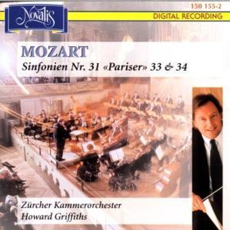 Wolfgang Amadeus Mozart (1756-1791): Symphonien Nr.31,33,34, CD