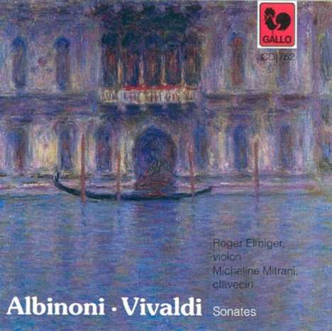 Tomaso Albinoni (1671-1751): Violinsonaten op.6 Nr.2,4,7, CD