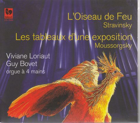Igor Strawinsky (1882-1971): Der Feuervogel (Fassung für Orgel 4-händig), CD