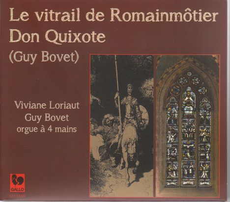 Guy Bovet (geb. 1942): Don Quixote für Orgel 4-händig, CD