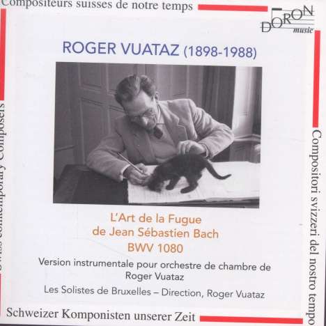 Roger Vuataz (1898-1988): Die Kunst der Fuge (nach J.S.Bach) für Kammerorchester, 2 CDs