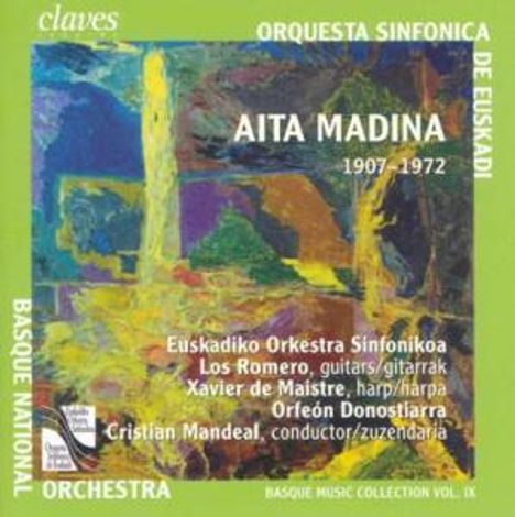 Aita Madina (1907-1972): Concierto Vasco für 4 Gitarren &amp; Orchester, 2 CDs
