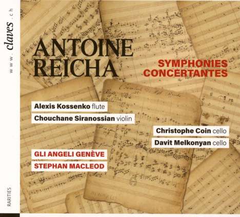 Anton Reicha (1770-1836): Sinfonia concertante für 2 Celli &amp; Orchester, CD