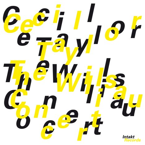 Cecil Taylor (1929-2018): The Willisau Concert -, CD