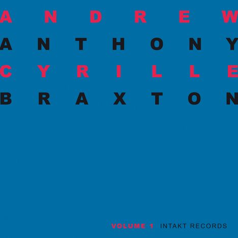 Anthony Braxton &amp; Andrew Cyrille: Duo Palindrome 2002 Vol. 1, CD