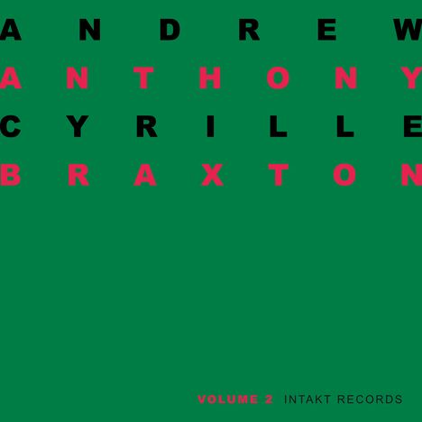 Anthony Braxton &amp; Andrew Cyrille: Duo Palindrome 2002 Vol. 2, CD