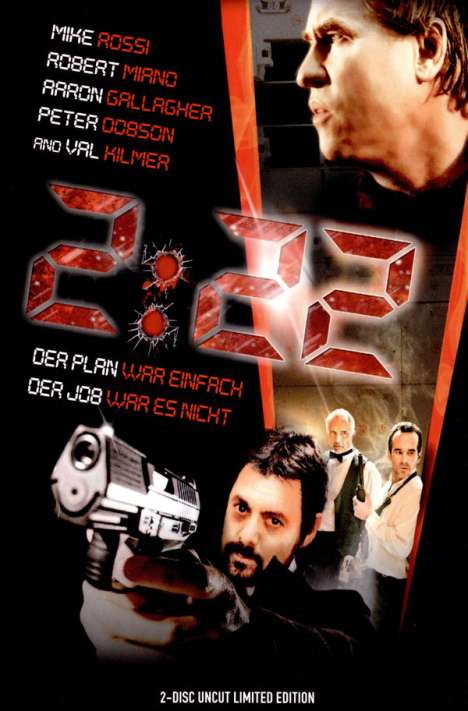 2:22 (Blu-ray &amp; DVD im Mediabook), 1 Blu-ray Disc und 1 DVD