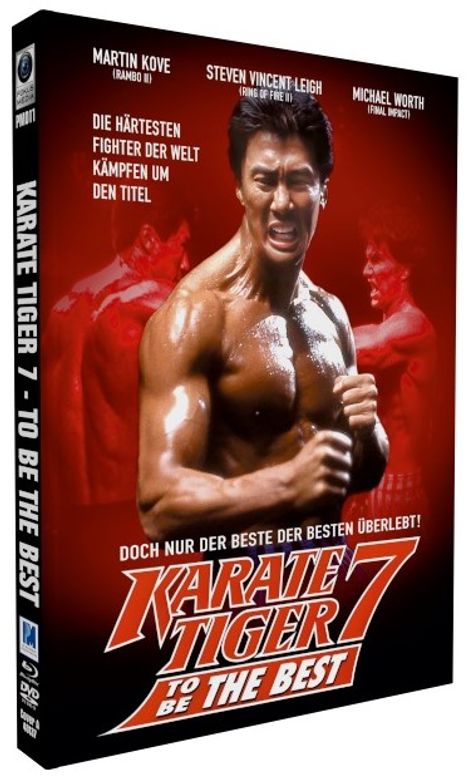 Karate Tiger 7 - To be the Best (Blu-ray &amp; DVD im Mediabook), 1 Blu-ray Disc und 1 DVD