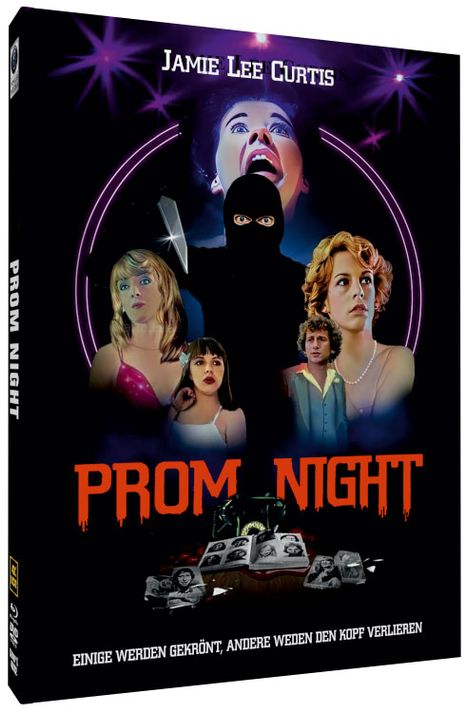Prom Night (1980) (Ultra HD Blu-ray & Blu-ray im Mediabook), 1 Ultra HD Blu-ray, 1 Blu-ray Disc und 1 CD