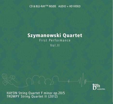 Szymanowski Quartet - First Performance Vol.2, 1 CD und 1 Blu-ray Disc
