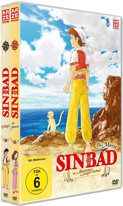 Abenteuer des jungen Sinbad - Trilogie &amp; Movie, 2 DVDs