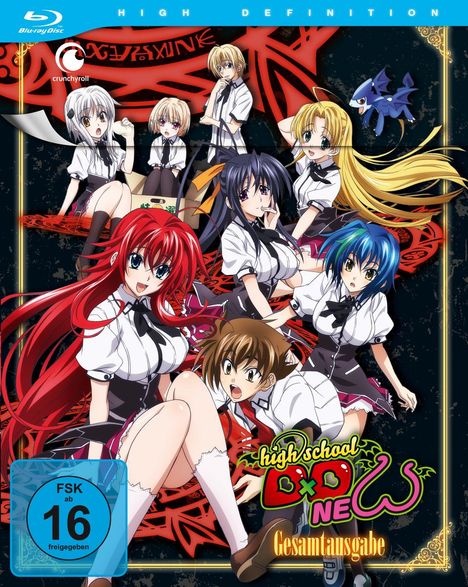 Highschool DxD New Staffel 2 (Gesamtausgabe) (Blu-ray), 4 Blu-ray Discs