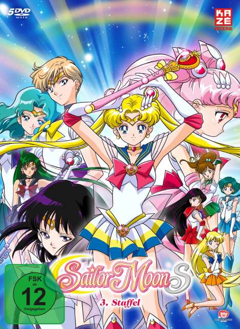 Sailor Moon Staffel 3 (Sailor Moon S), 5 DVDs