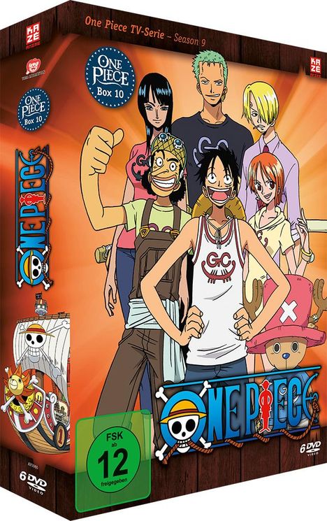 One Piece TV Serie Box 10, DVD