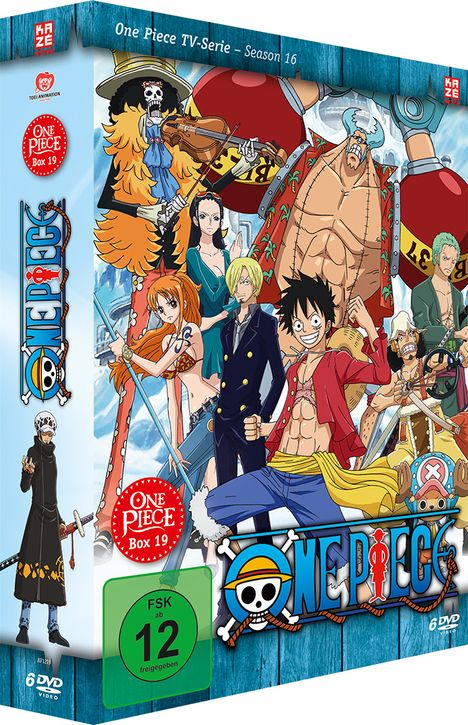 One Piece TV Serie Box 19, 6 DVDs