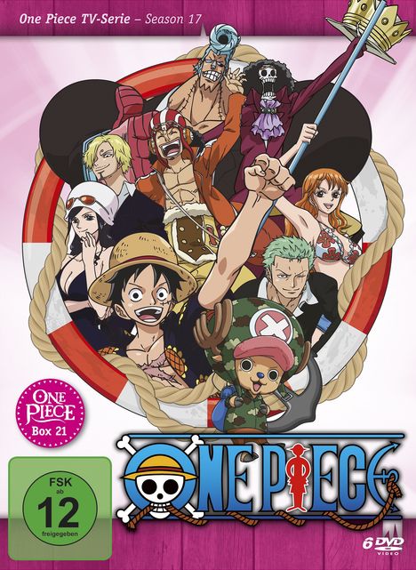 One Piece TV Serie Box 21, 4 DVDs