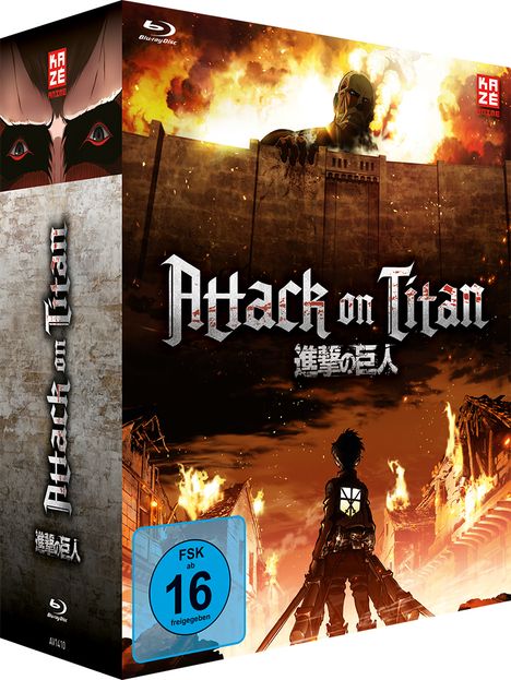Attack on Titan Vol. 1 (mit Sammelschuber) (Blu-ray), Blu-ray Disc
