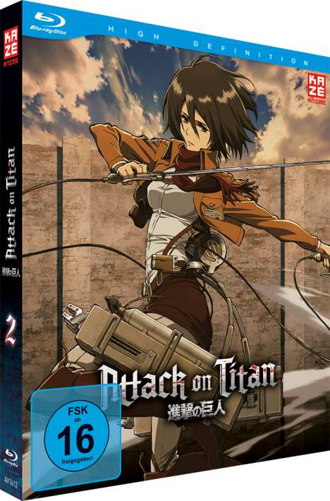 Attack on Titan Vol. 2 (Blu-ray), Blu-ray Disc