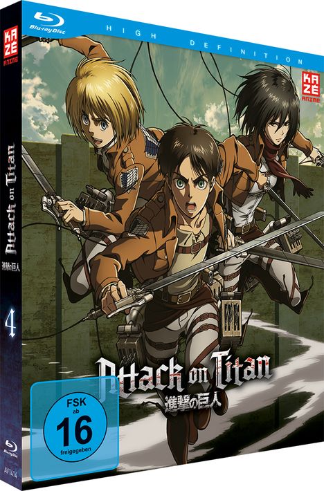 Attack on Titan Vol. 4 (Blu-ray), Blu-ray Disc