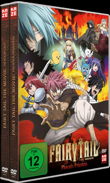 Fairy Tail Movie (1+2) (Gesamtausgabe), 2 DVDs