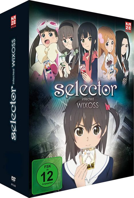 Selector Infected Wixoss (Gesamtausgabe), 4 DVDs