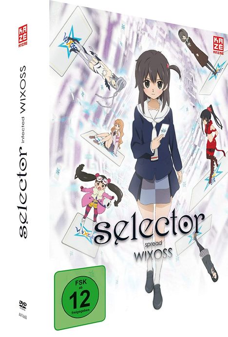 Selector Spread Wixoss (Gesamtausgabe), 4 DVDs